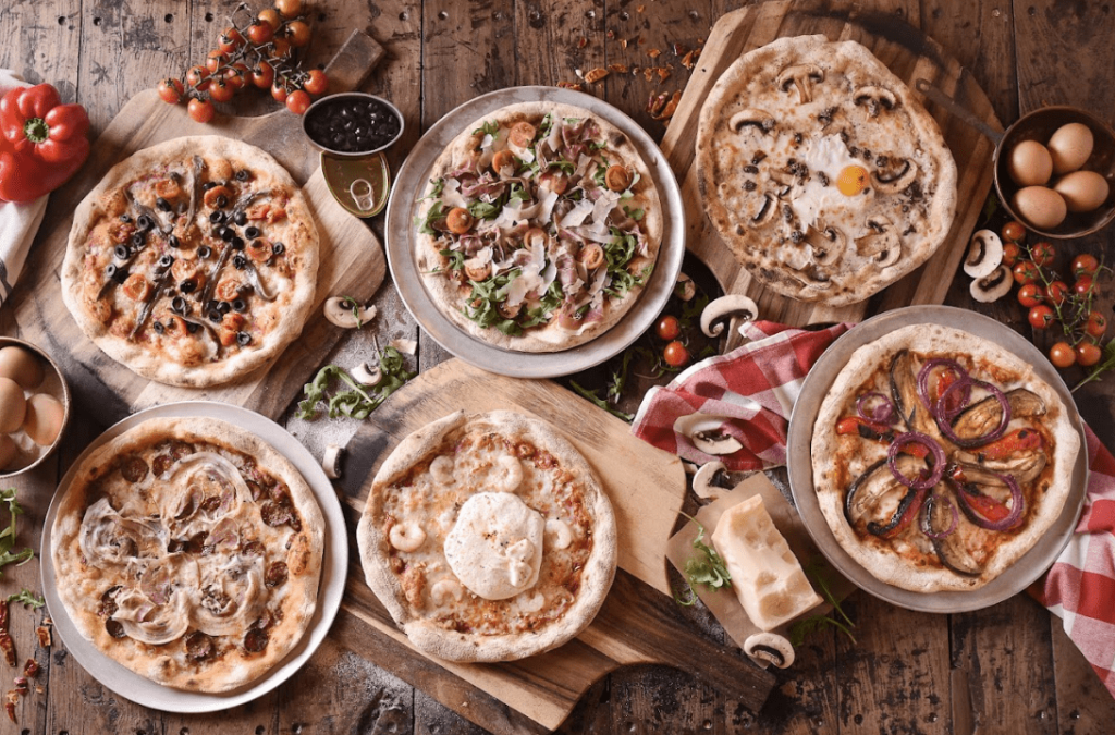 Pizzas italianas
